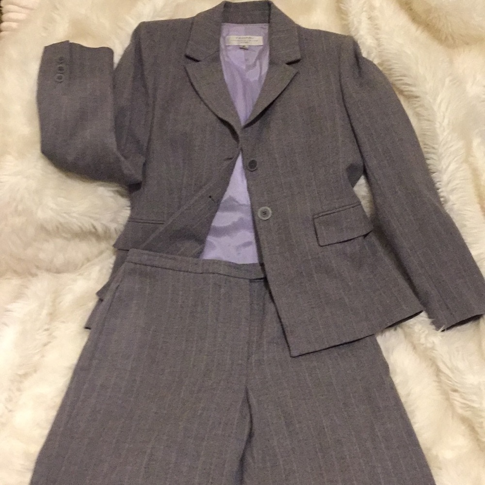 Woman’s wool pant suit
